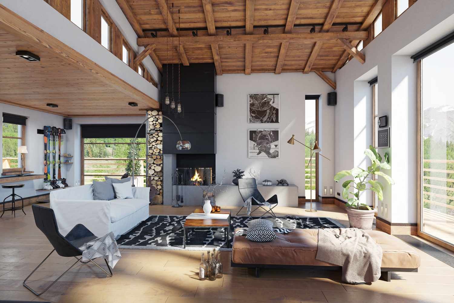 mountain-modern-trend-living-room-wood-ceiling-getty-0523-b6ef5d16b4c94702806ccfbe161eaba9